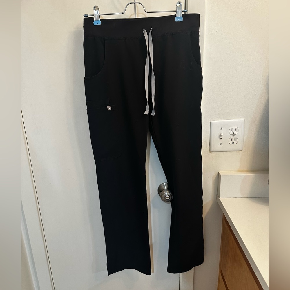 Figs Kade scrub pants, black, XS